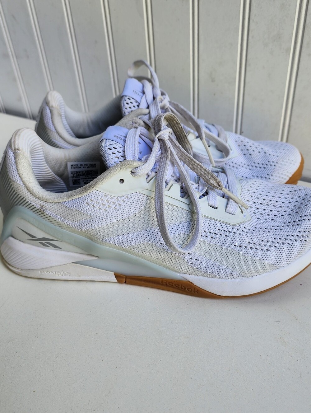 Reebok Nano X1 Women’s Shoes Size 7 Training Sneakers White FZ0636